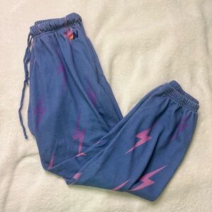 Aviator Nation Lightning Bolt Sweatpants – Size L